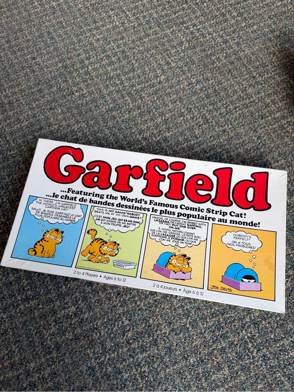 Vintage Garfield Board Game